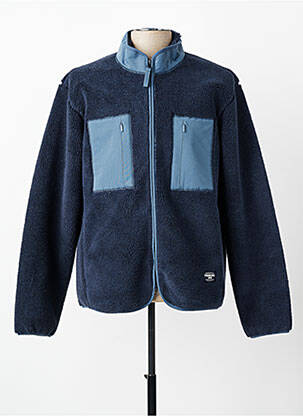 Veste casual coupe droite bleu THINKING MU homme