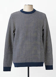 Pull col rond manches longues bleu SELECTED homme