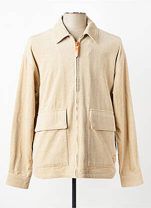 Veste casual coupe droite beige GERTRUDE homme