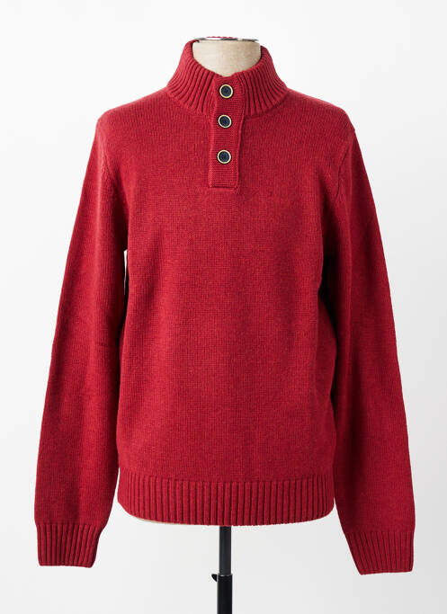 Pull manches longues manches longues rouge NEW ZEALAND AUCKLAND homme
