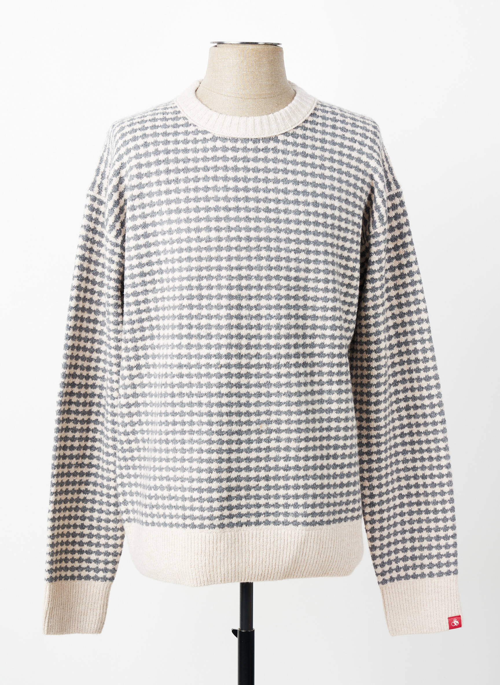 Pull col rond manches longues gris SCOTCH & SODA homme