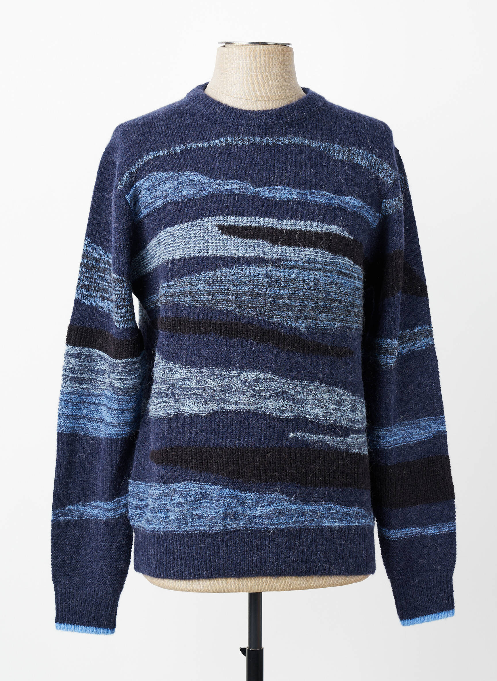 Pull col rond manches longues bleu SCOTCH & SODA homme