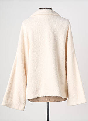 Manteau court coupe droite sans capuche beige PAKO LITTO femme