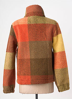 Veste casual coupe droite orange THINKING MU femme
