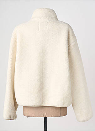 Veste casual coupe droite beige THINKING MU femme