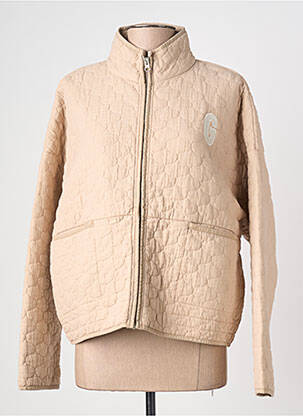Veste casual coupe droite beige GRAINE femme