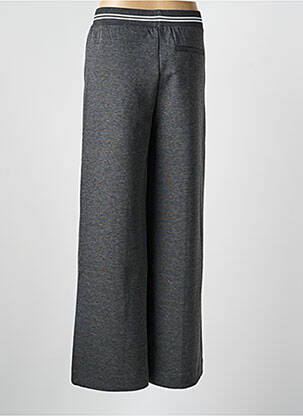 Pantalon flare stretch taille normale gris ICHI femme