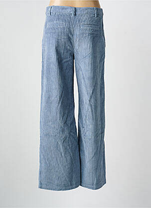 Pantalon flare stretch taille normale bleu THINKING MU femme