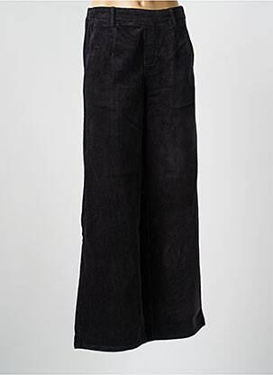 Pantalon flare stretch taille haute noir OBJECT femme