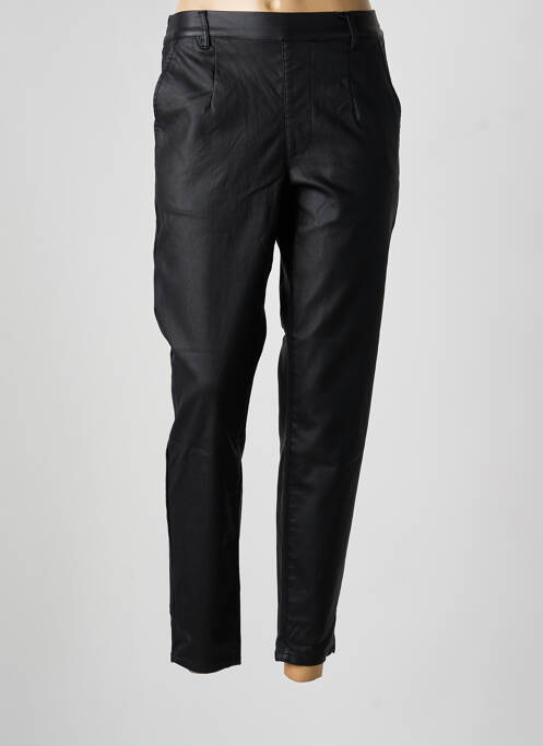 Pantalon chino poches taille haute noir OBJECT femme