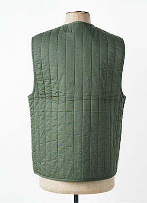 Veste casual fermeture boutonnée sur le devant vert THINKING MU homme