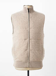 Doudoune poches sans capuche beige ECOALF homme