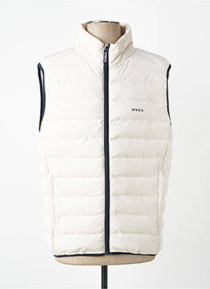 Doudoune poches sans capuche blanc NEW ZEALAND AUCKLAND homme