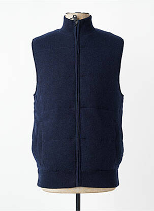 Doudoune poches sans capuche bleu ECOALF homme