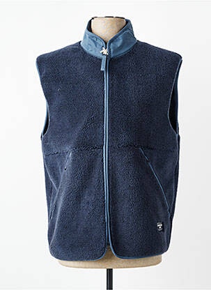 Veste casual coupe droite bleu THINKING MU homme