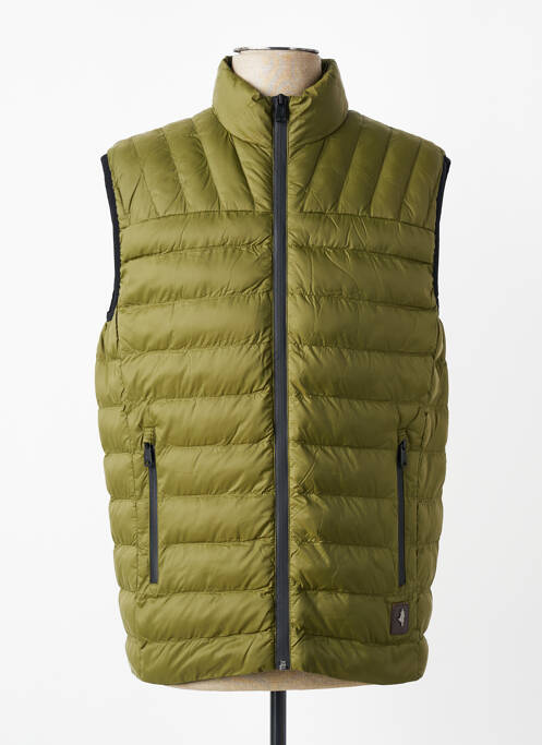 Doudoune poches sans capuche vert MCS homme