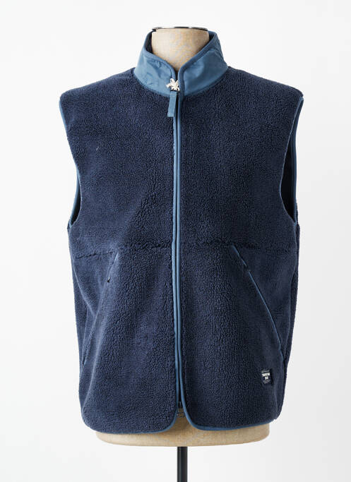 Veste casual coupe droite bleu THINKING MU homme