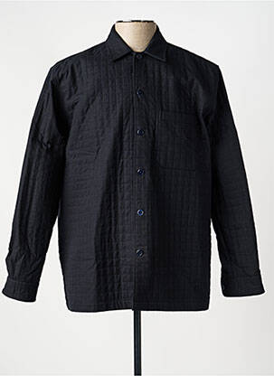 Veste casual fermeture boutonnée sur le devant noir OLOW homme