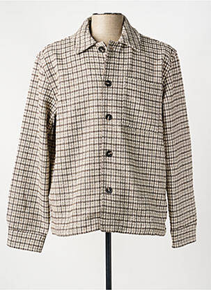 Veste casual fermeture boutonnée sur le devant gris SELECTED homme