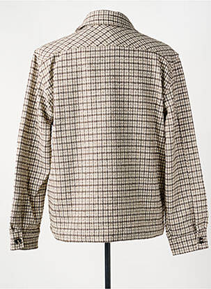 Veste casual fermeture boutonnée sur le devant gris SELECTED homme