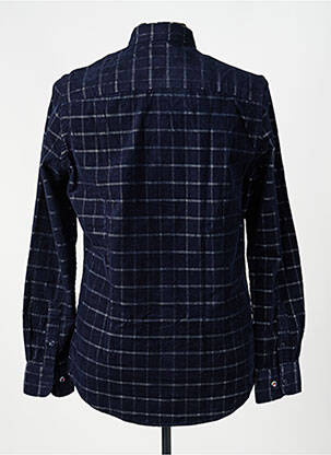 Chemise manches longues imprimé fantaisie bleu NEW ZEALAND AUCKLAND homme