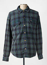 Chemise manches longues imprimé fantaisie bleu DEUS EX MACHINA homme