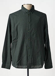 Chemise manches longues imprimé fantaisie vert THINKING MU homme