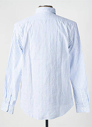 Chemise manches longues imprimé fantaisie bleu SELECTED homme
