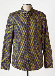 Chemise manches longues imprimé fantaisie bleu SCOTCH & SODA homme