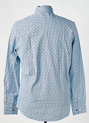 Chemise manches longues imprimé fantaisie bleu NEW ZEALAND AUCKLAND homme