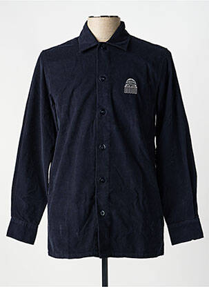 Chemise manches longues coupe droite bleu BASK IN THE SUN homme