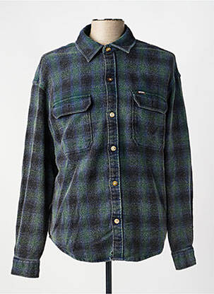 Chemise manches longues imprimé fantaisie bleu DEUS EX MACHINA homme