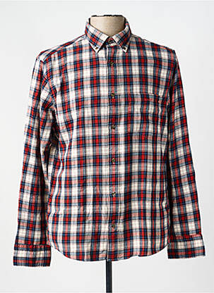 Chemise manches longues imprimé fantaisie bleu GANT homme