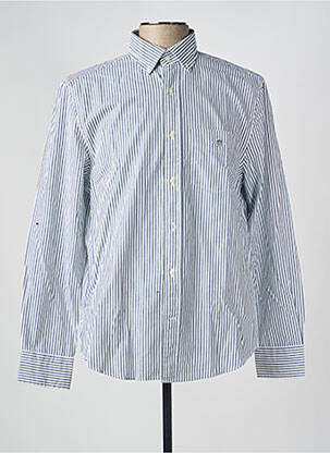 Chemise manches longues imprimé fantaisie bleu GANT homme