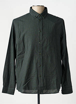 Chemise manches longues imprimé fantaisie vert THINKING MU homme