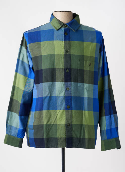 Chemise manches longues imprimé fantaisie vert THINKING MU homme