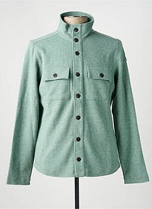 Veste casual fermeture boutonnée sur le devant vert NEW ZEALAND AUCKLAND homme