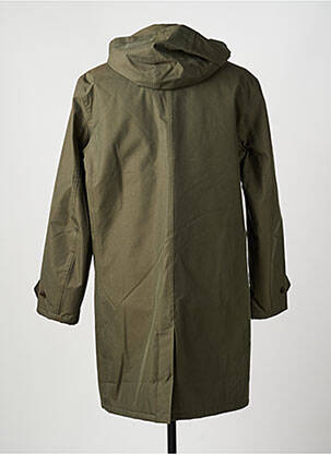 Trench a capuche a capuche vert EL GANSO homme