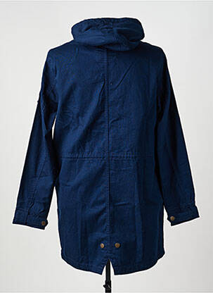 Parka manches longues a capuche bleu EL GANSO homme