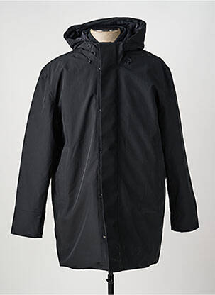 Parka finition intérieure doublure satiné a capuche noir SELECTED homme