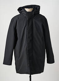 Parka col col montant a capuche noir SELECTED homme