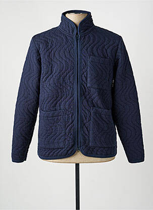 Veste casual coupe droite bleu BASK IN THE SUN homme