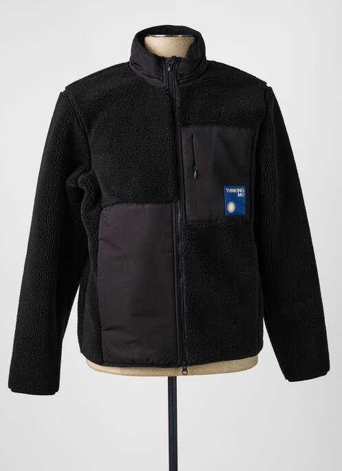 Polaire stretch noir THINKING MU homme