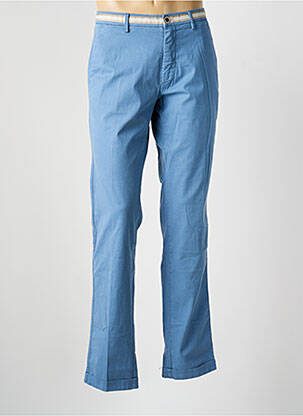 Pantalon chino tissage popeline taille normale bleu MASON'S homme
