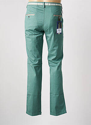 Pantalon chino tissage popeline taille normale vert MASON'S homme