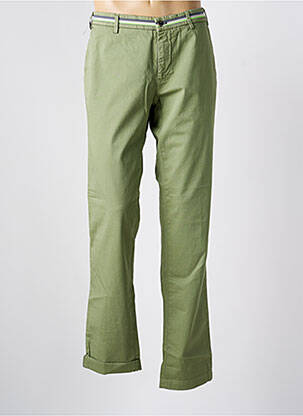 Pantalon chino tissage popeline taille normale vert MASON'S homme