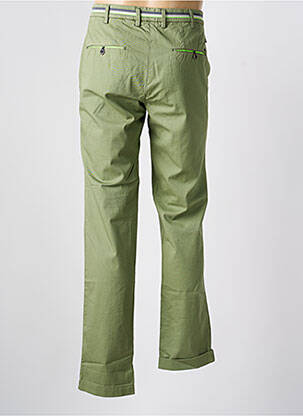 Pantalon chino tissage popeline taille normale vert MASON'S homme