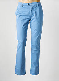 Pantalon chino tissage popeline taille normale bleu TELERIA ZED homme