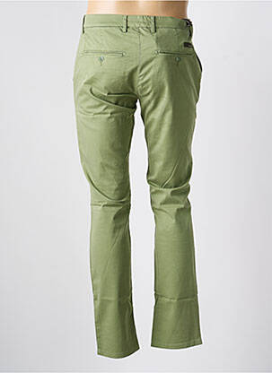 Pantalon chino tissage popeline taille normale vert TELERIA ZED homme