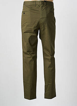 Pantalon chino fermeture zippée sous rabat avec crochet taille normale vert STRELLSON homme
